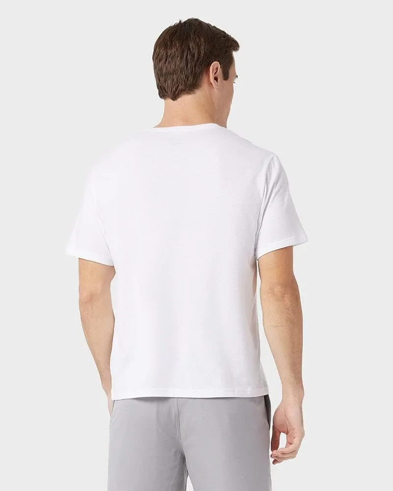 32 Degrees Men's 4 PK Ultra-Soft Cotton Crew T-Shirt | Regular Fit | Soft Feel | Ultra-Light