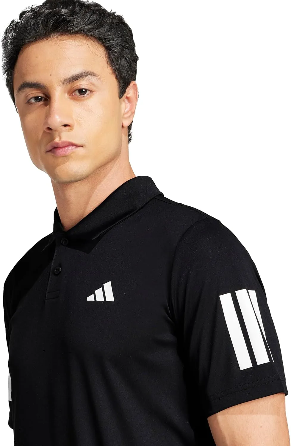 adidas Men's Club Tennis Climacool 3-Stripes Polo Shirt