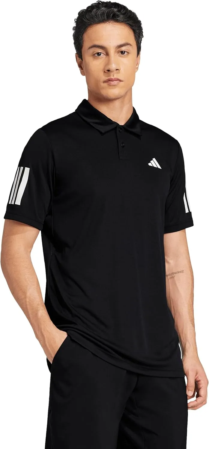 adidas Men's Club Tennis Climacool 3-Stripes Polo Shirt