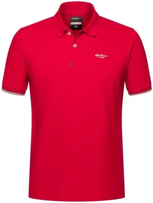 Alfa Romeo Racing F1 Small Logo Pique Polo Shirt