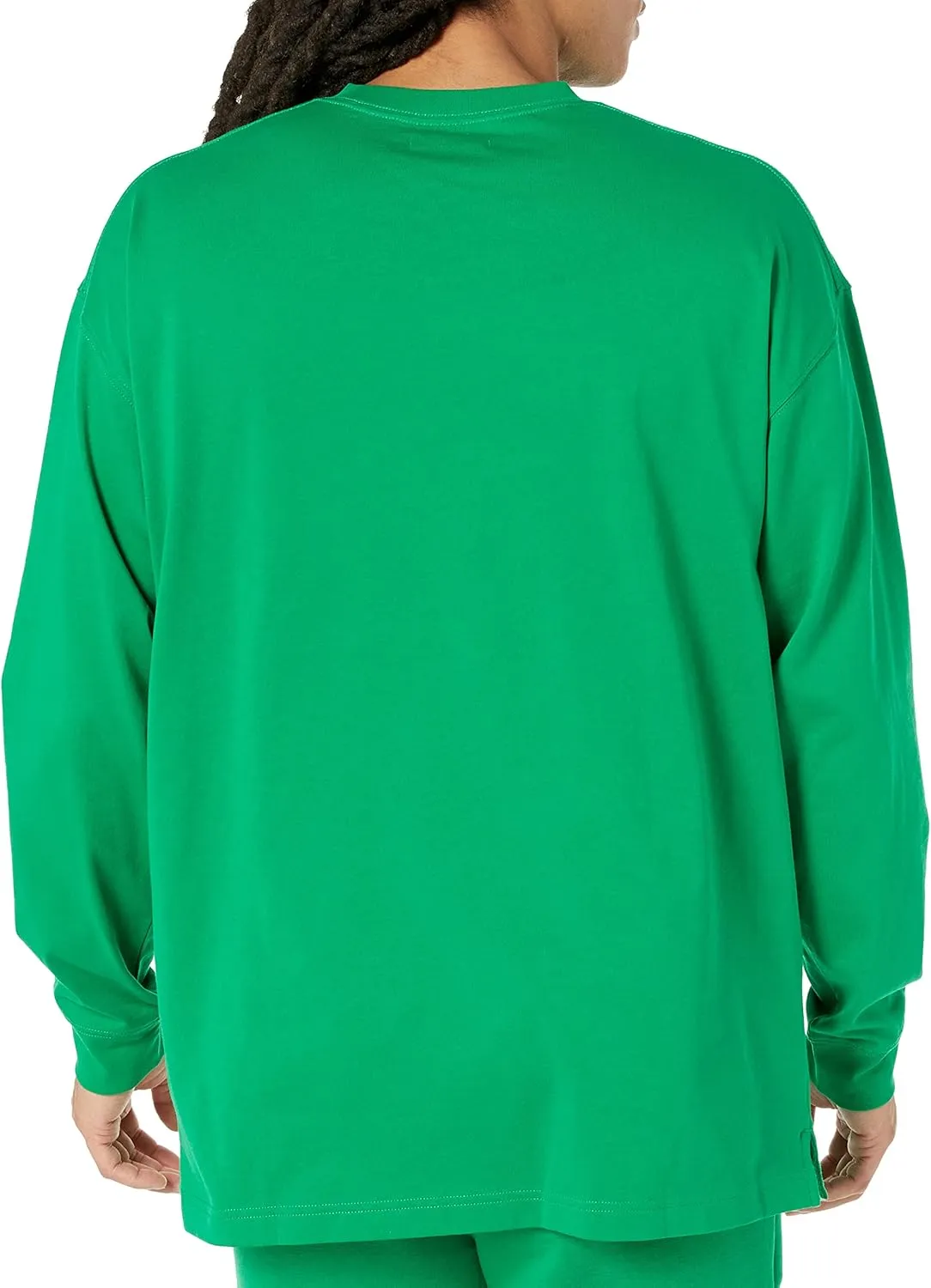 Amazon Essentials Men's Long-Sleeve T-Shirt Oversized-Fit Organic Cotton