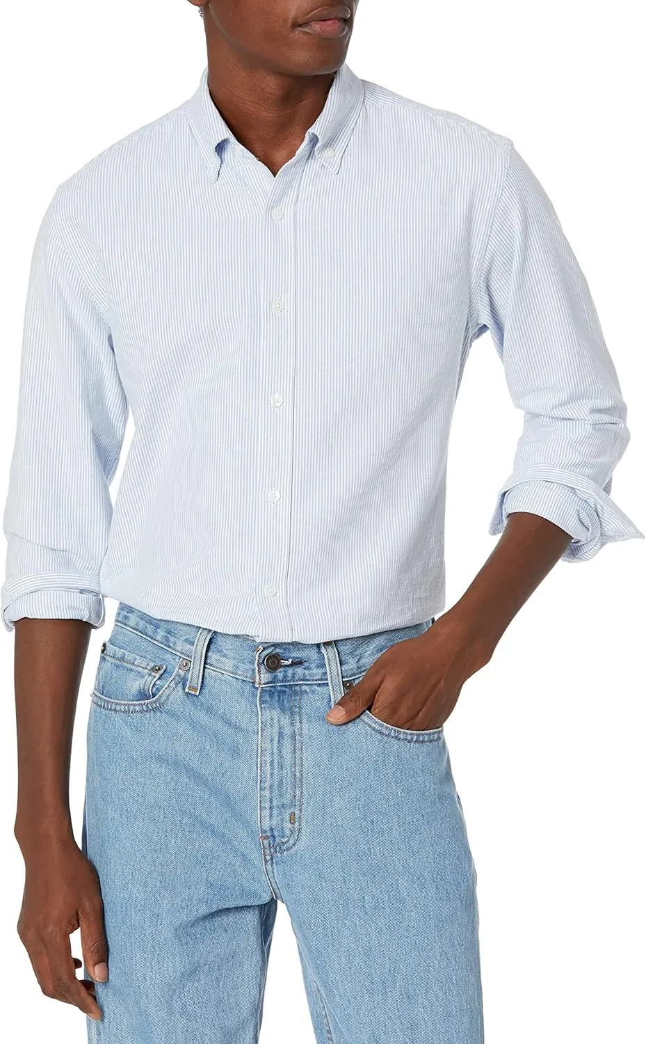 Amazon Essentials Men's Regular-Fit Long Sleeve Oxford Shirt