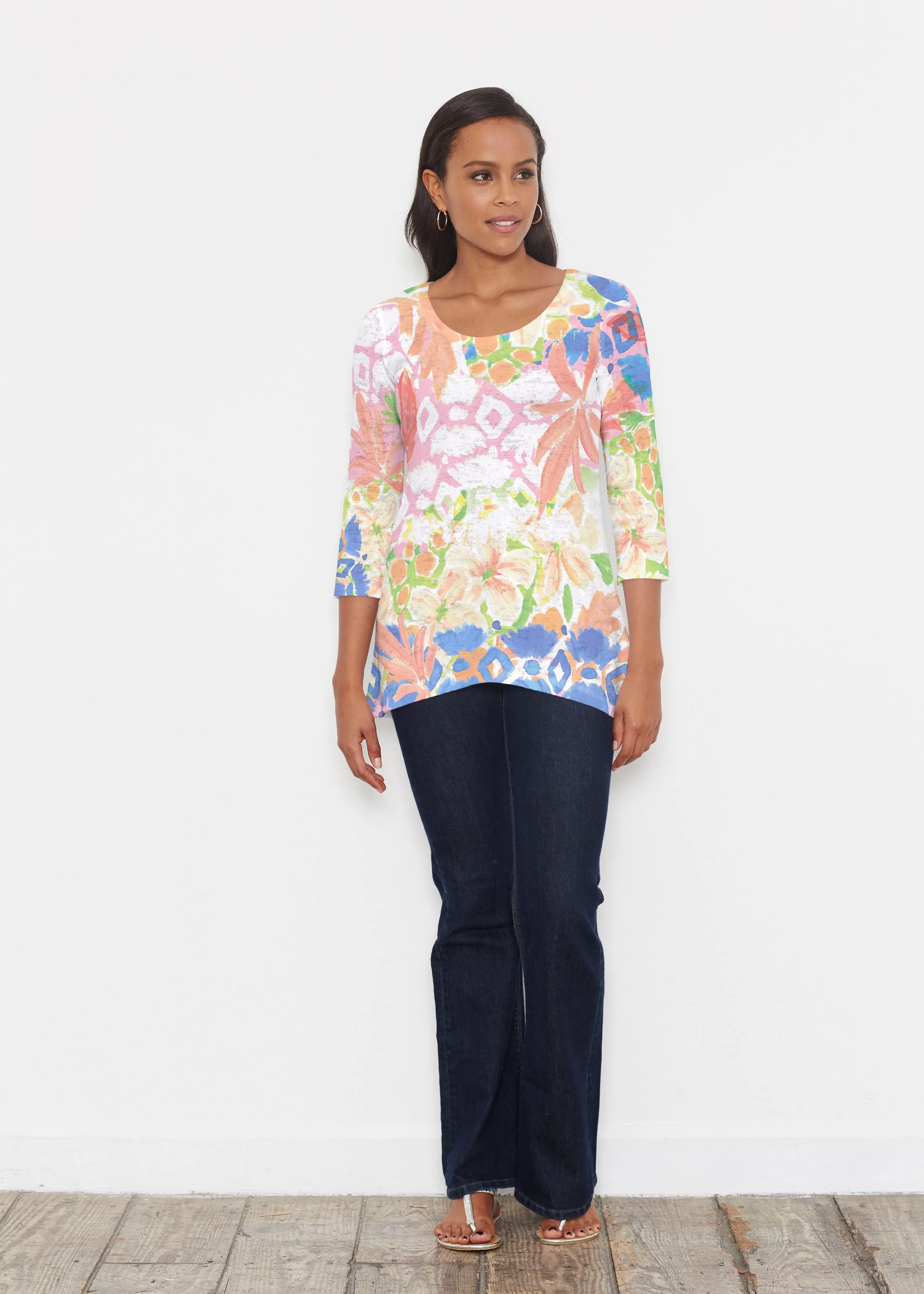 Bali (17254) ~ Katherine Hi-Lo Thermal Tunic