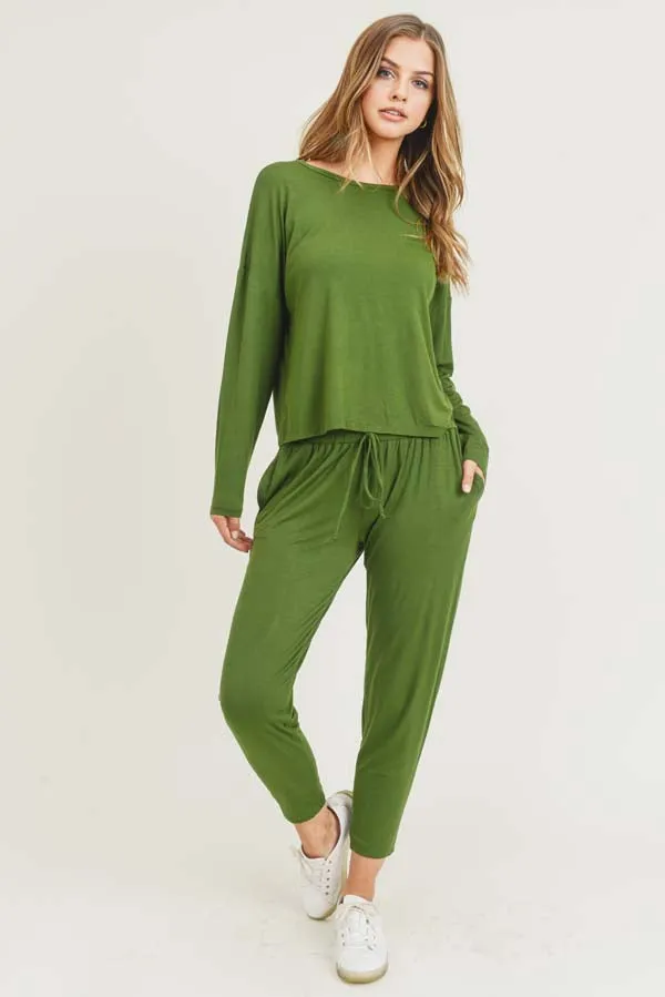Basic Knit Loungewear Set
