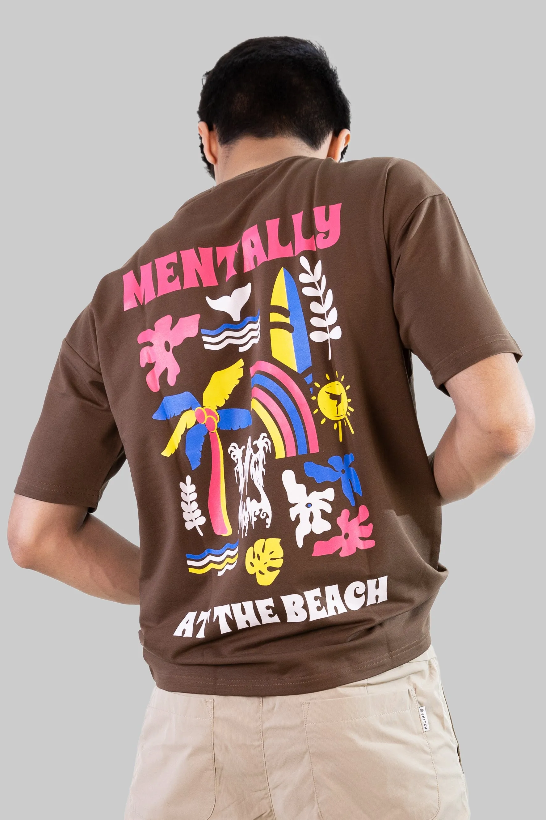 Beach head T-shirt: Brown