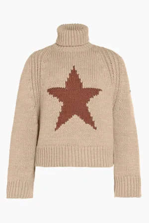 Beauty Long Sleeve Knit Sweater Sand