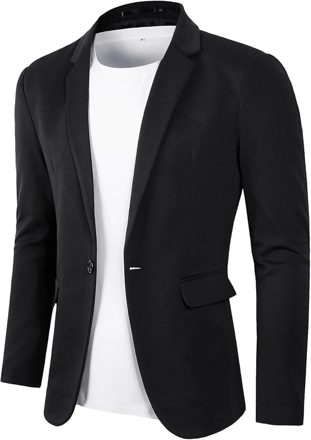 Beninos Men's Casual Blazer Suit Jackets Lightweight Sports Coats One Button