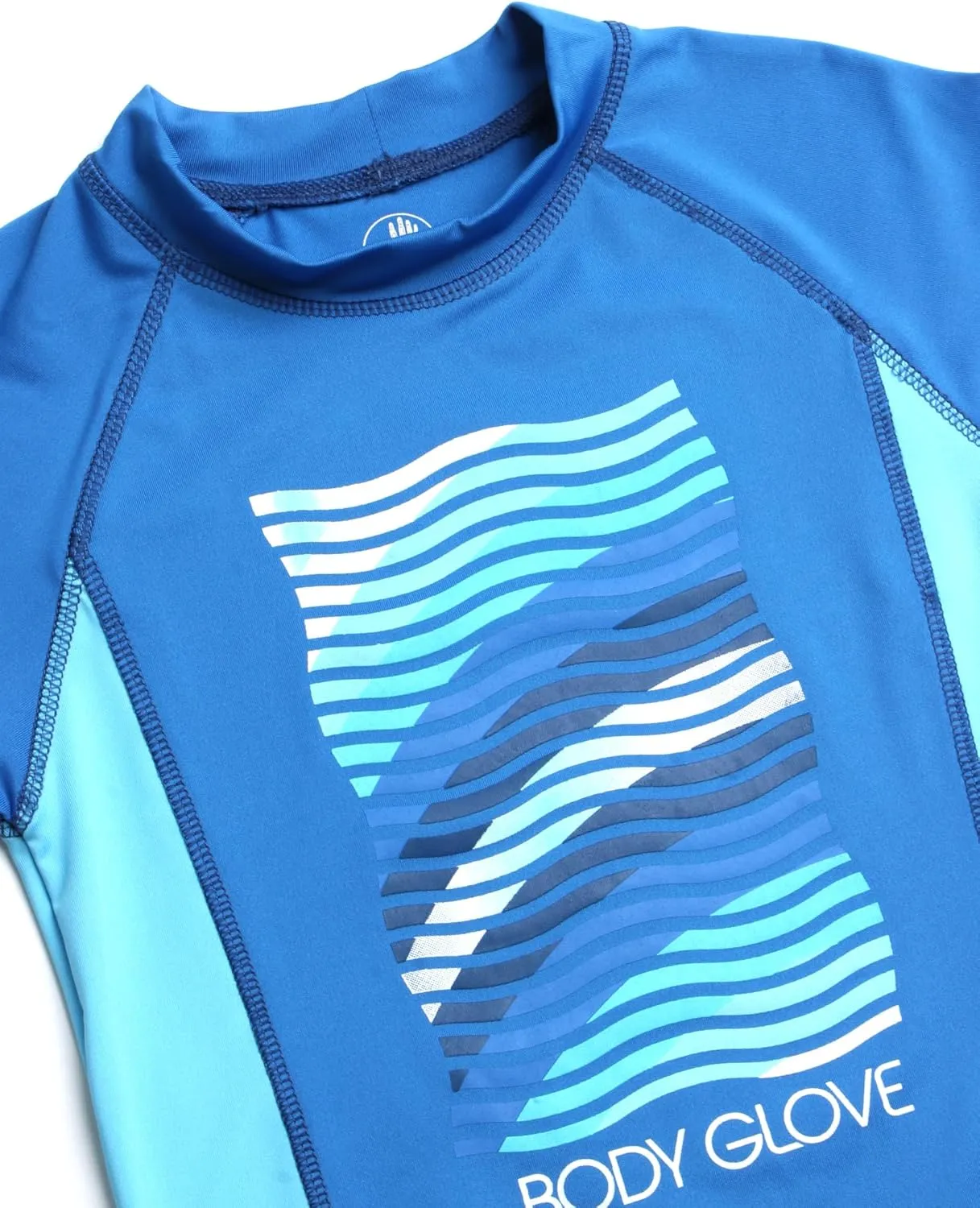 Body Glove Boys' Rash Guard Swim Set - 2 Piece UPF 50  Swim Shirt and Bathing Suit Trunk for Boys (4-12)