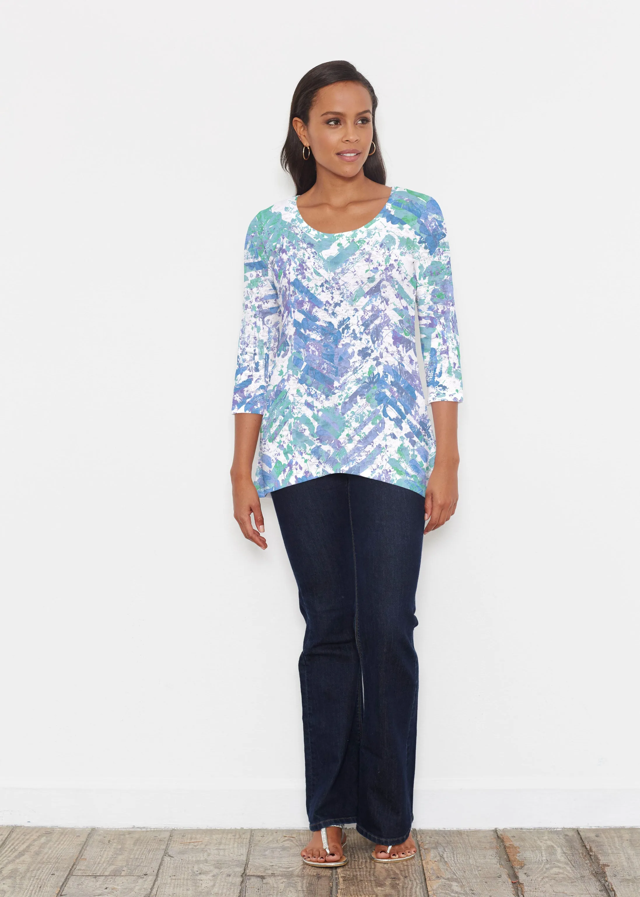 Capizee (16231) ~ Katherine Hi-Lo Thermal Tunic