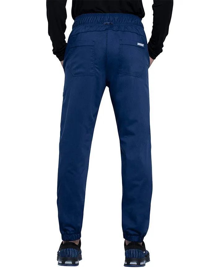 Cherokee Workwear Revolution Men's Natural Rise Straight Leg Jogger Pant