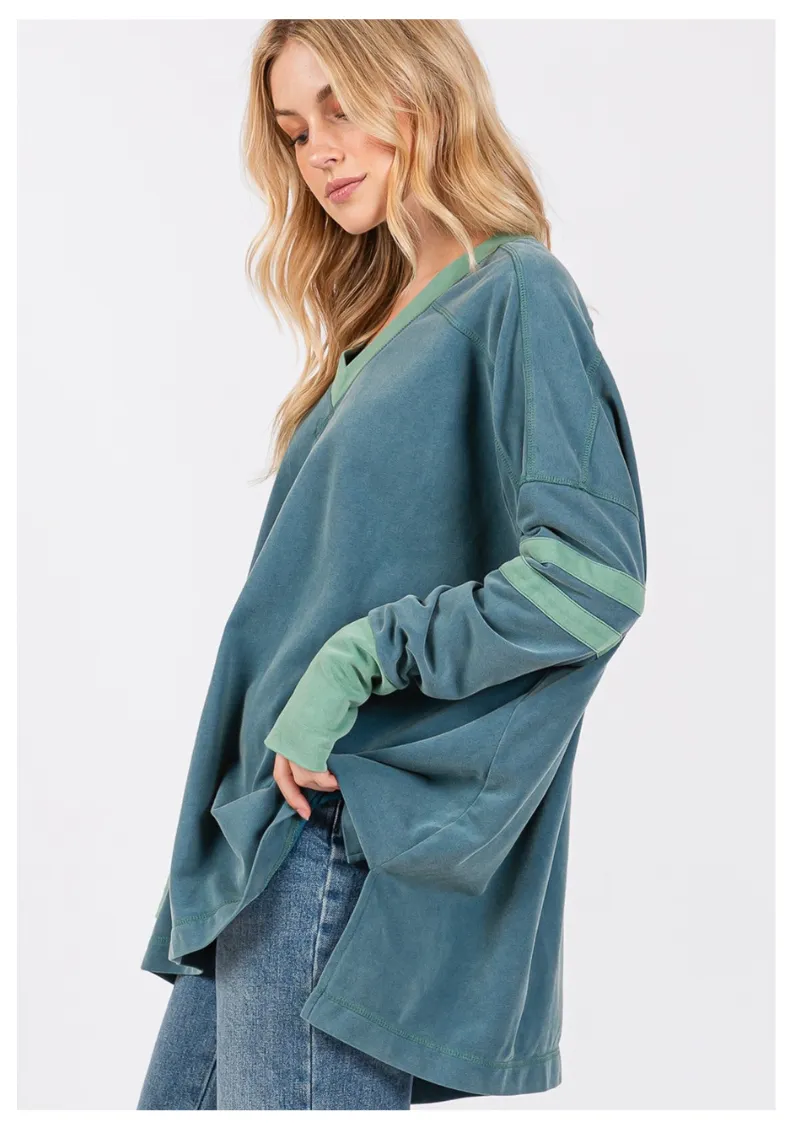 Chill Vibes Oversized Top