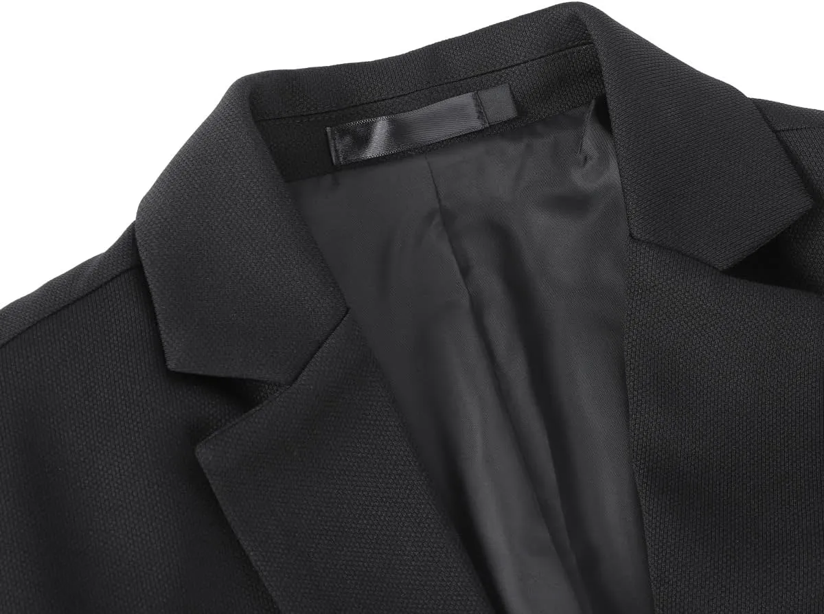 Cloudstyle Men's Suit Jacket One Button Slim Fit Sport Coat Business Daily Blazer