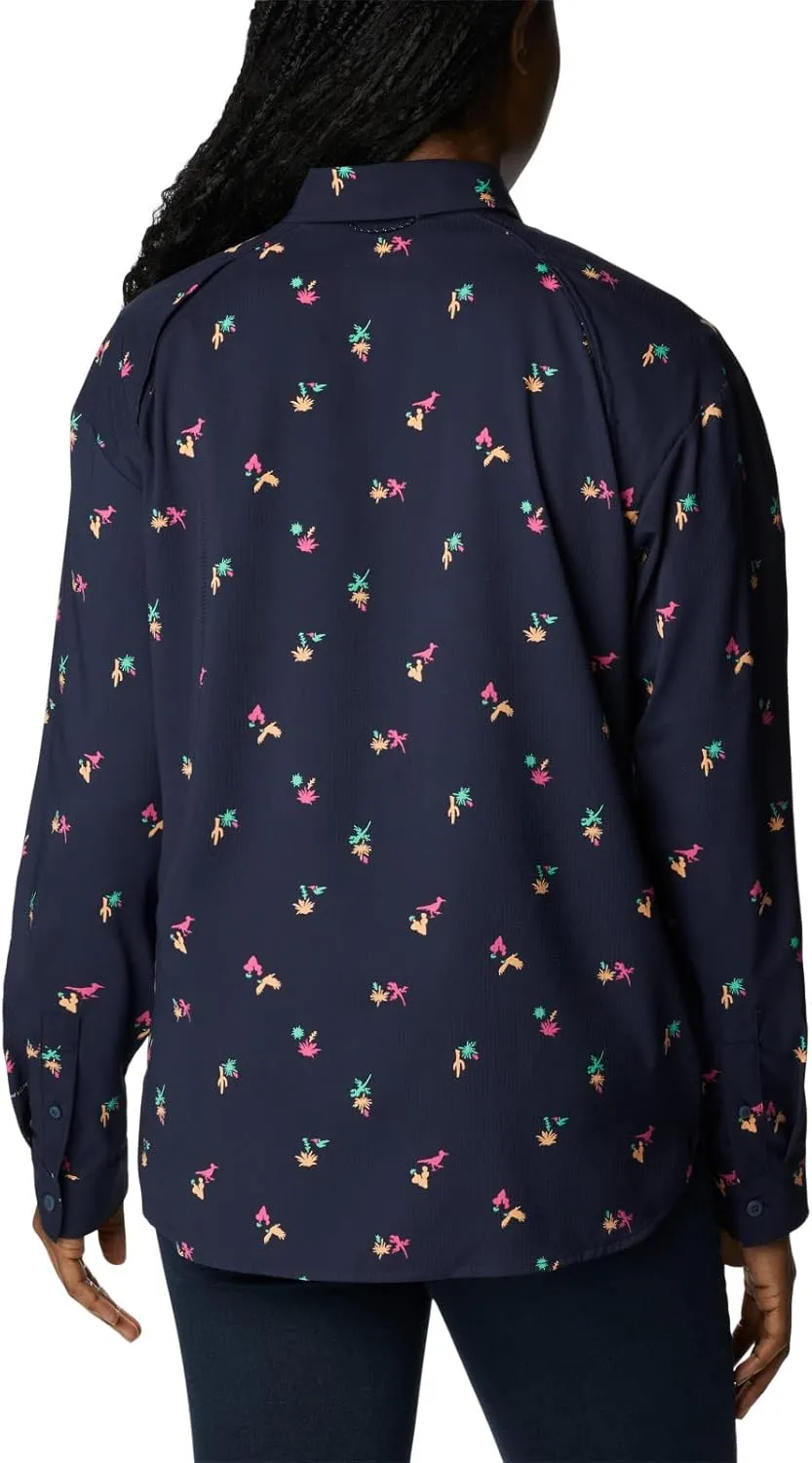 Columbia Women's Silver Ridge Utility Patterned Long Sleeve Shirt