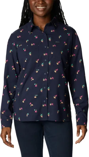 Columbia Women's Silver Ridge Utility Patterned Long Sleeve Shirt