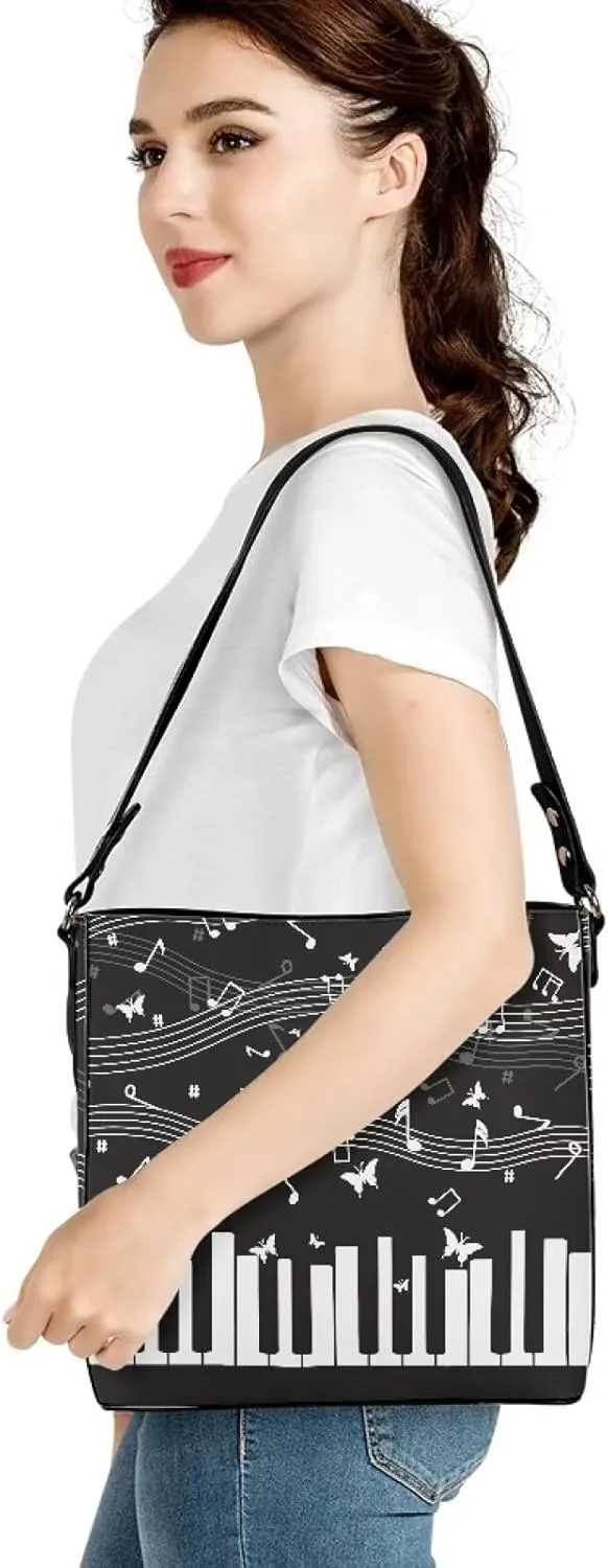 Cute Shoulder Bag Hobo Handbag for Women Purse Leather Top Handle Bags