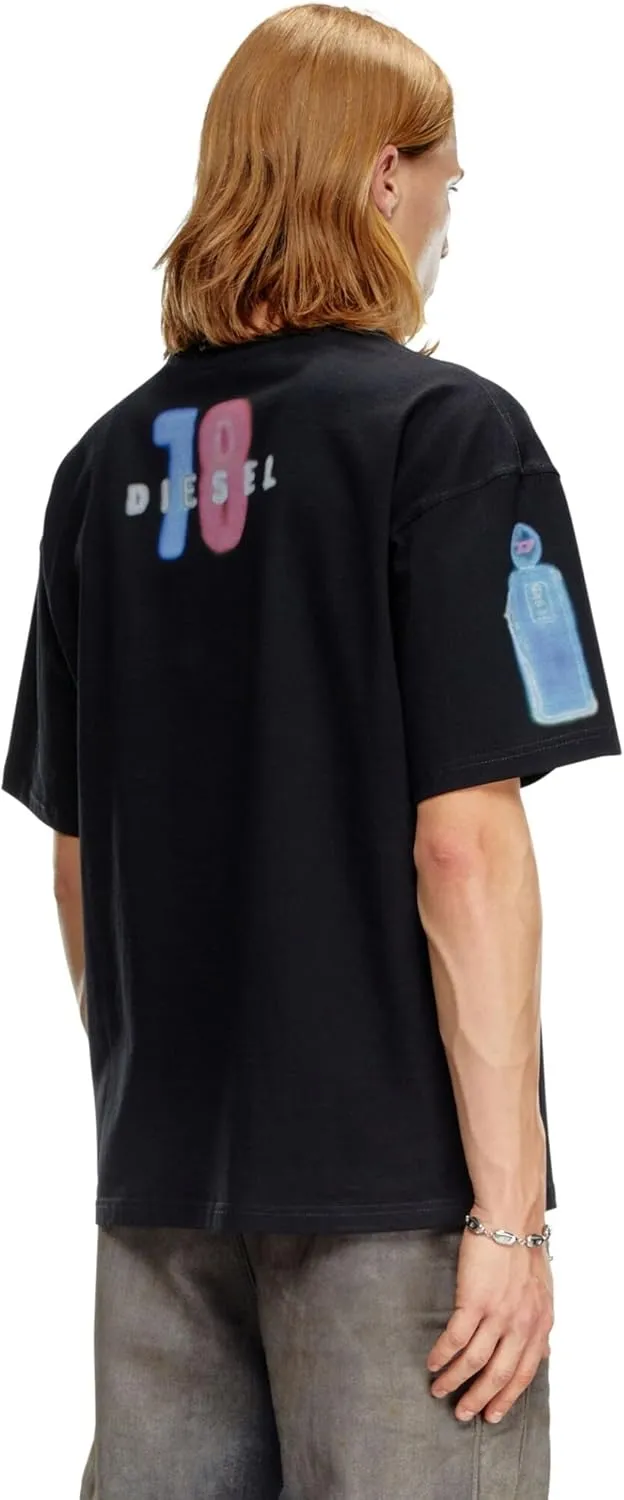 Diesel T-BOXT-Q17 T-Shirt with car Print