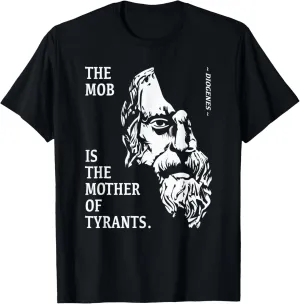Diogenes Stoic Philosopher Ancient Greek Wisdom Quote T-Shirt
