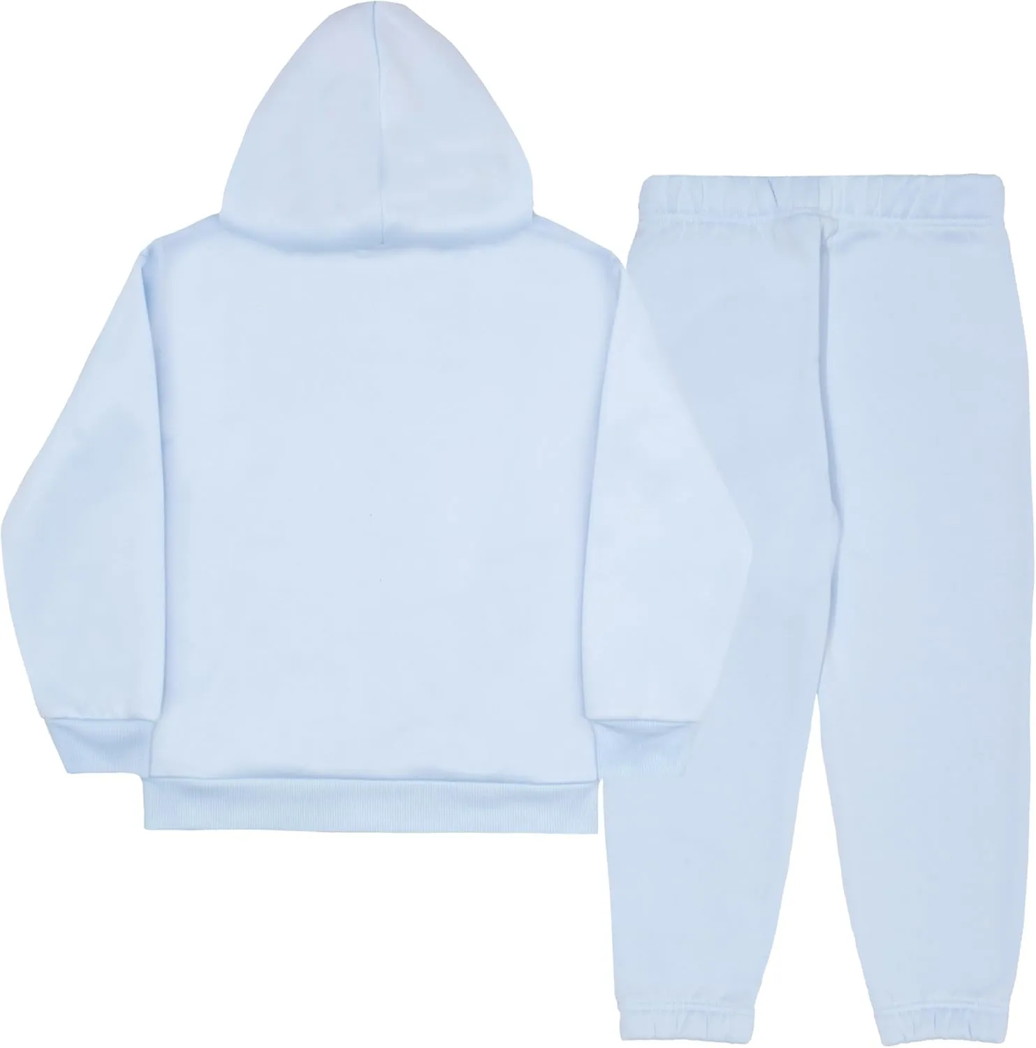 Disney Lilo & Stitch Girl's 2-Piece Fleece Set - Stitch Hooded Sweatshirt and Joggers Bundle for Kids