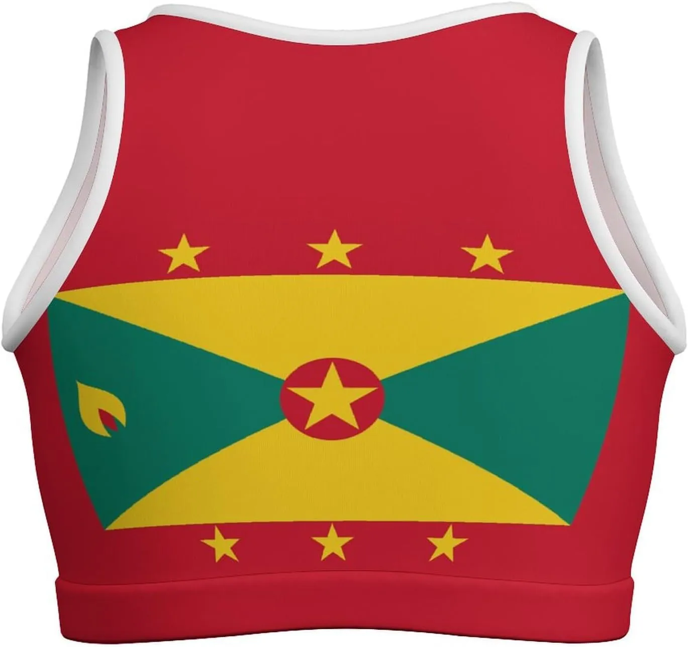 Ecuador Flag Basic Crop Tank Tops Sleeveless Soft Crop Top for Women