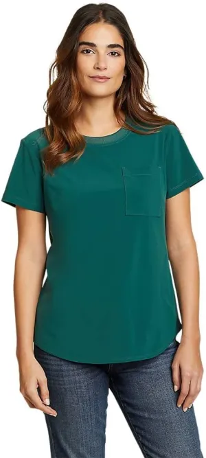 Eddie Bauer Women's Departure Short-Sleeve Pocket T-Shirt