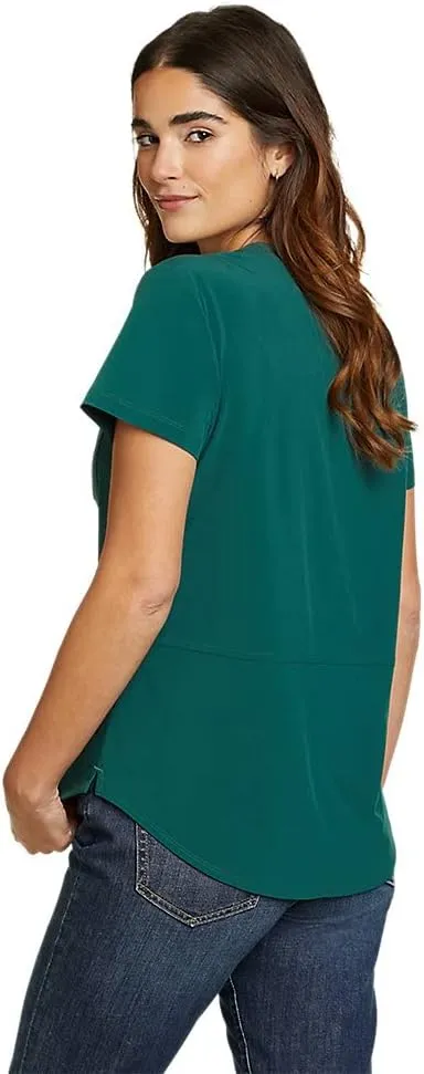 Eddie Bauer Women's Departure Short-Sleeve Pocket T-Shirt