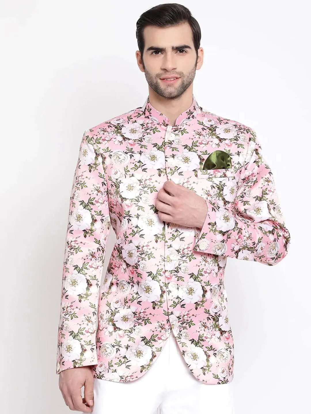 Elina fashion Men's Bandhgala Jodhpuri Waistcoat Top Indian Stitched Readymade Festive Wear