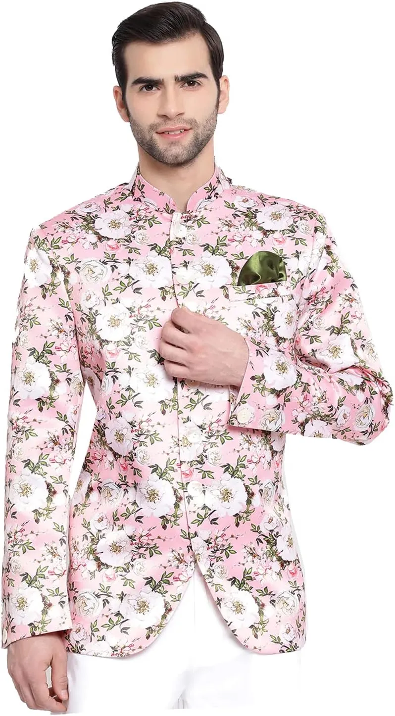 Elina fashion Men's Bandhgala Jodhpuri Waistcoat Top Indian Stitched Readymade Festive Wear