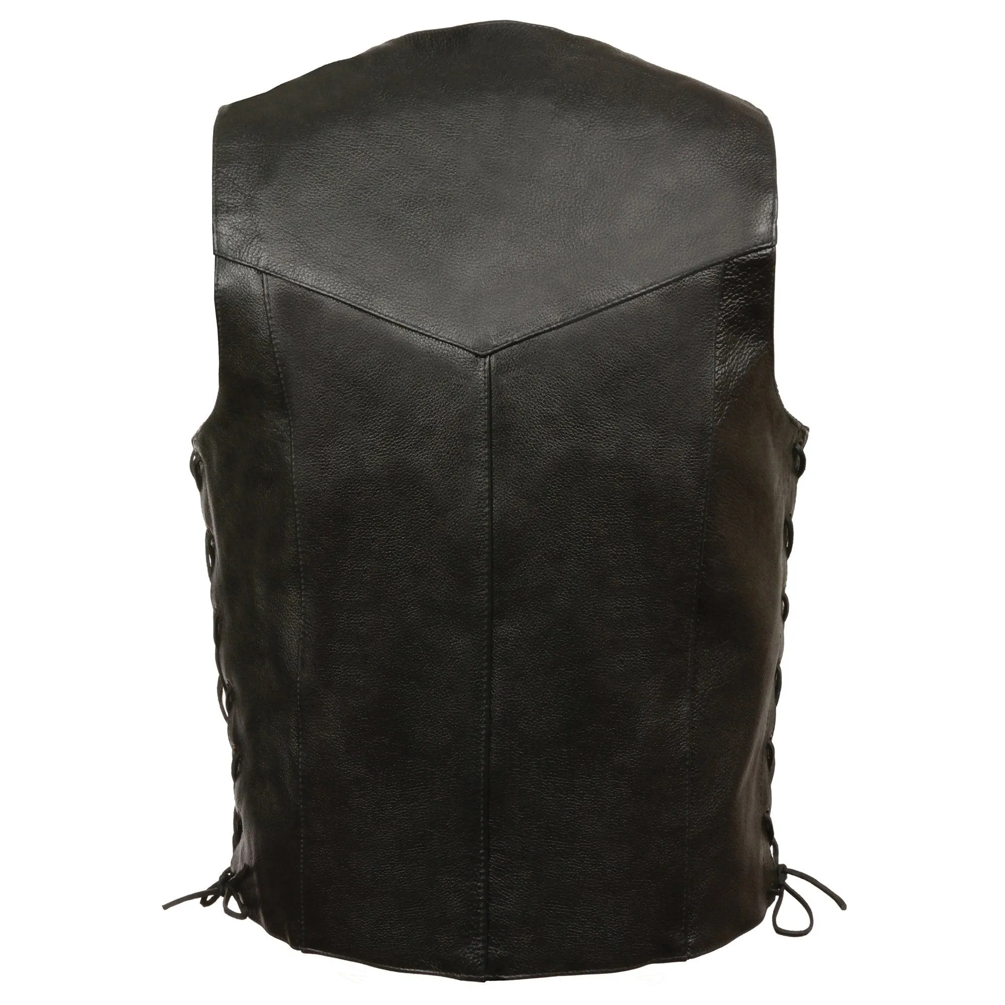 Event Leather-EL5315T TALL-Men's Classic Side Lace Biker Vest  Big and  Tall