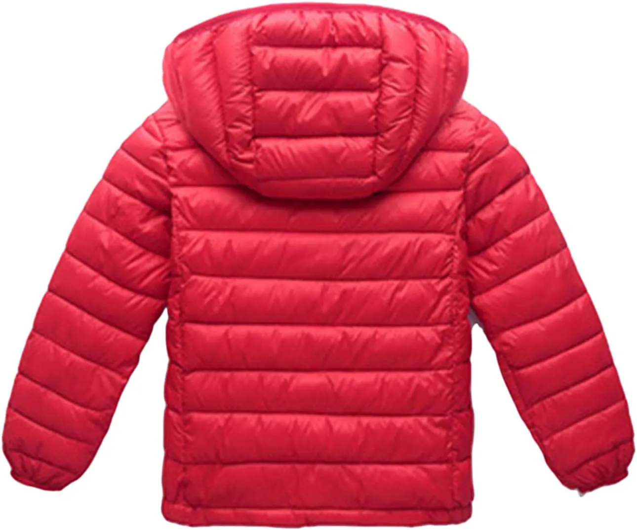 FLITAY Kid Winter Looser Fit Hooded Down Jacket Lightweight Warm Packable Jacket with Pocket
