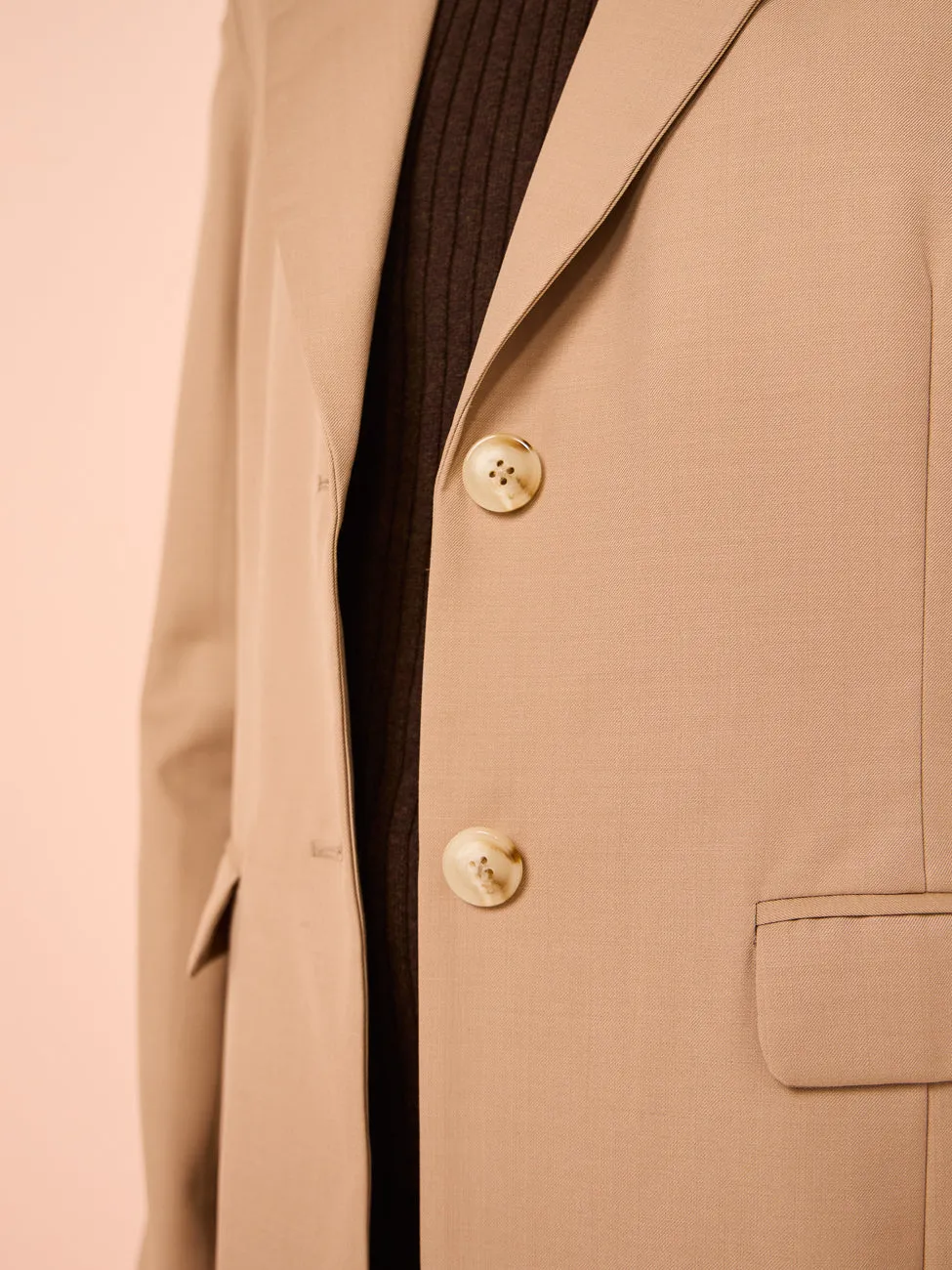 Friends with Frank The Margot Blazer Coat in Porcini
