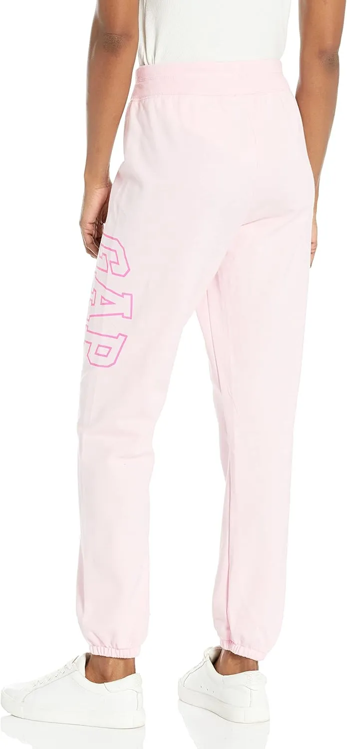GAP Women's Oversized Logo Fleece Jogger Sweatpants