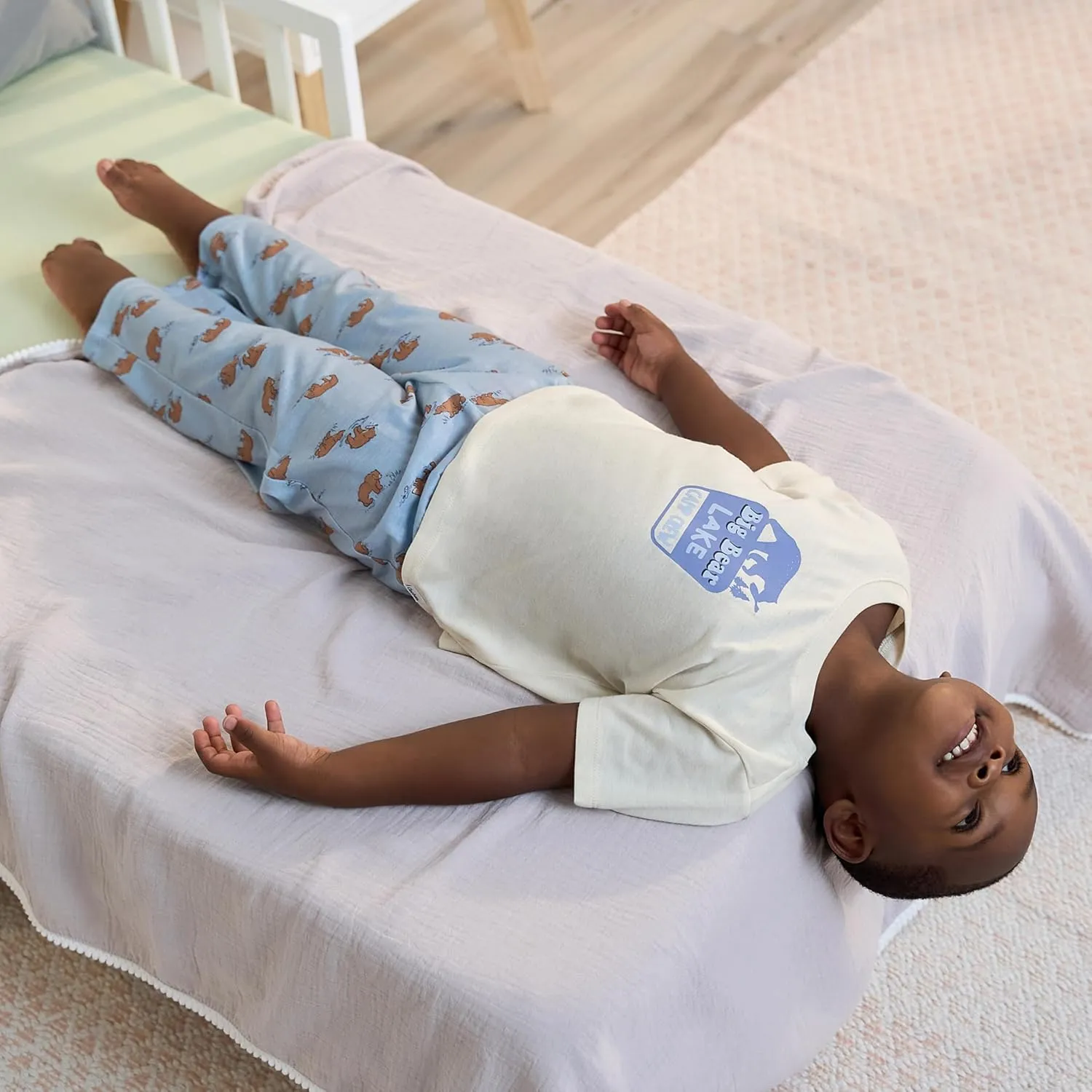 Gerber Baby Boys' 3-Piece Pajama Set (Polyester Jersey Top, Pants,   Shorts)