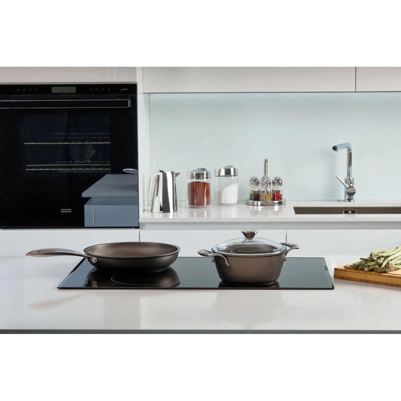 Giannini Vegetalia Evolution Frying Pan 28 cm - 100% Made in Italy & Naturally Non Stick