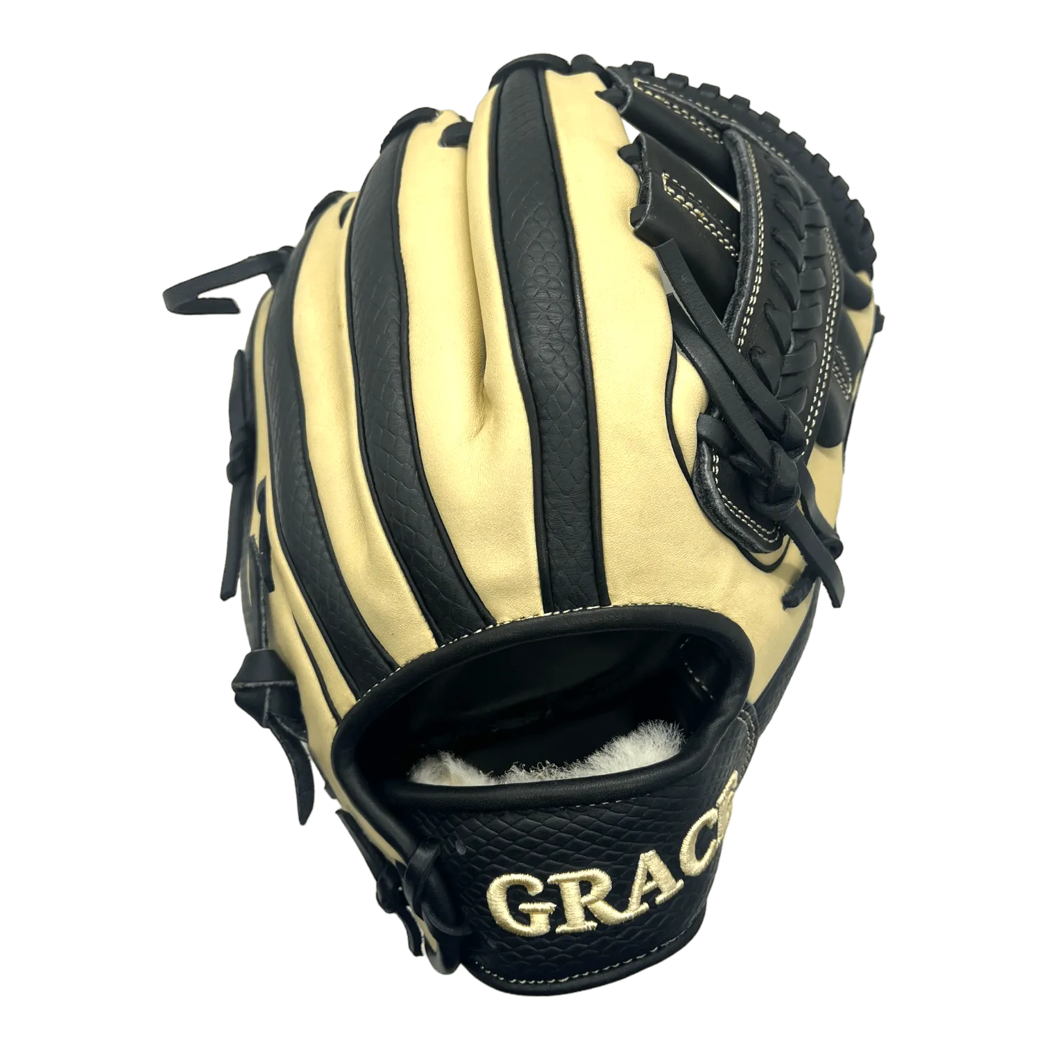 Grace Custom 11.5” Inch OG Web Black Snake Skin Blonde Infield Glove