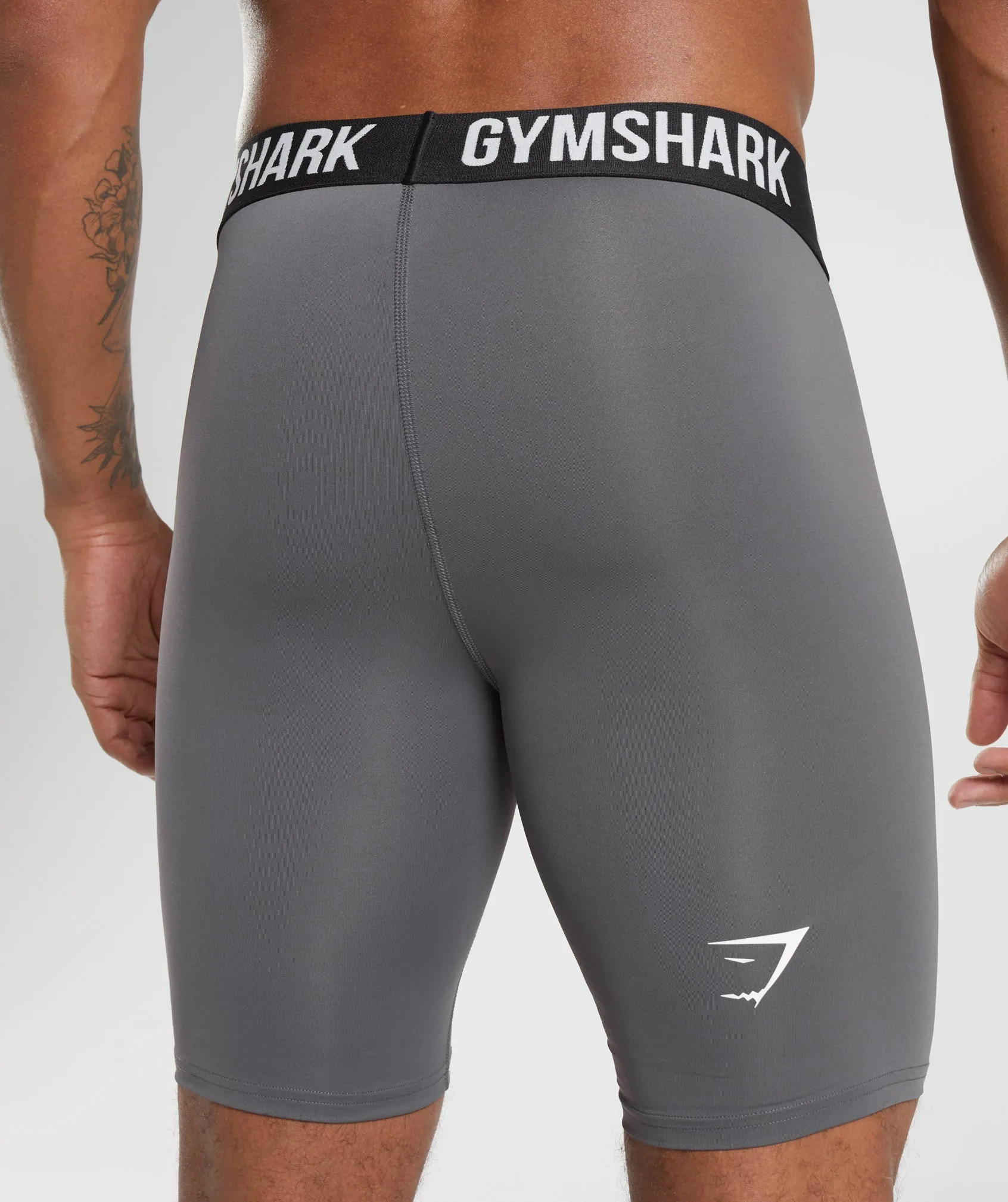 Gymshark Element Baselayer Shorts - Silhouette Grey