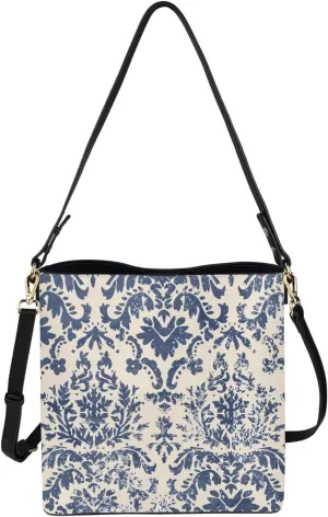 Handbags for Women Large Capacity Hobo Bags Leather Bucket Top-handle Purse