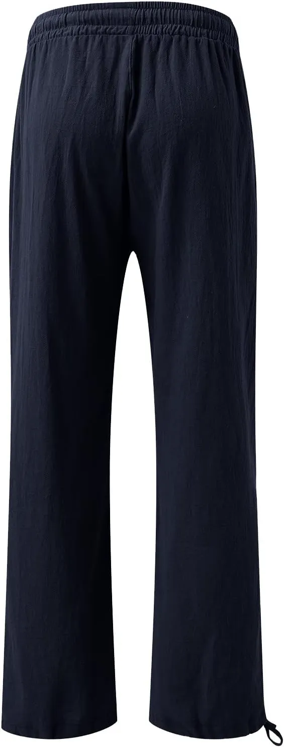 High Waisted Palazzo Pants for Women, Wide Leg Trousers Women, Casual Boho Pants with Pockets for Work or Lounge
