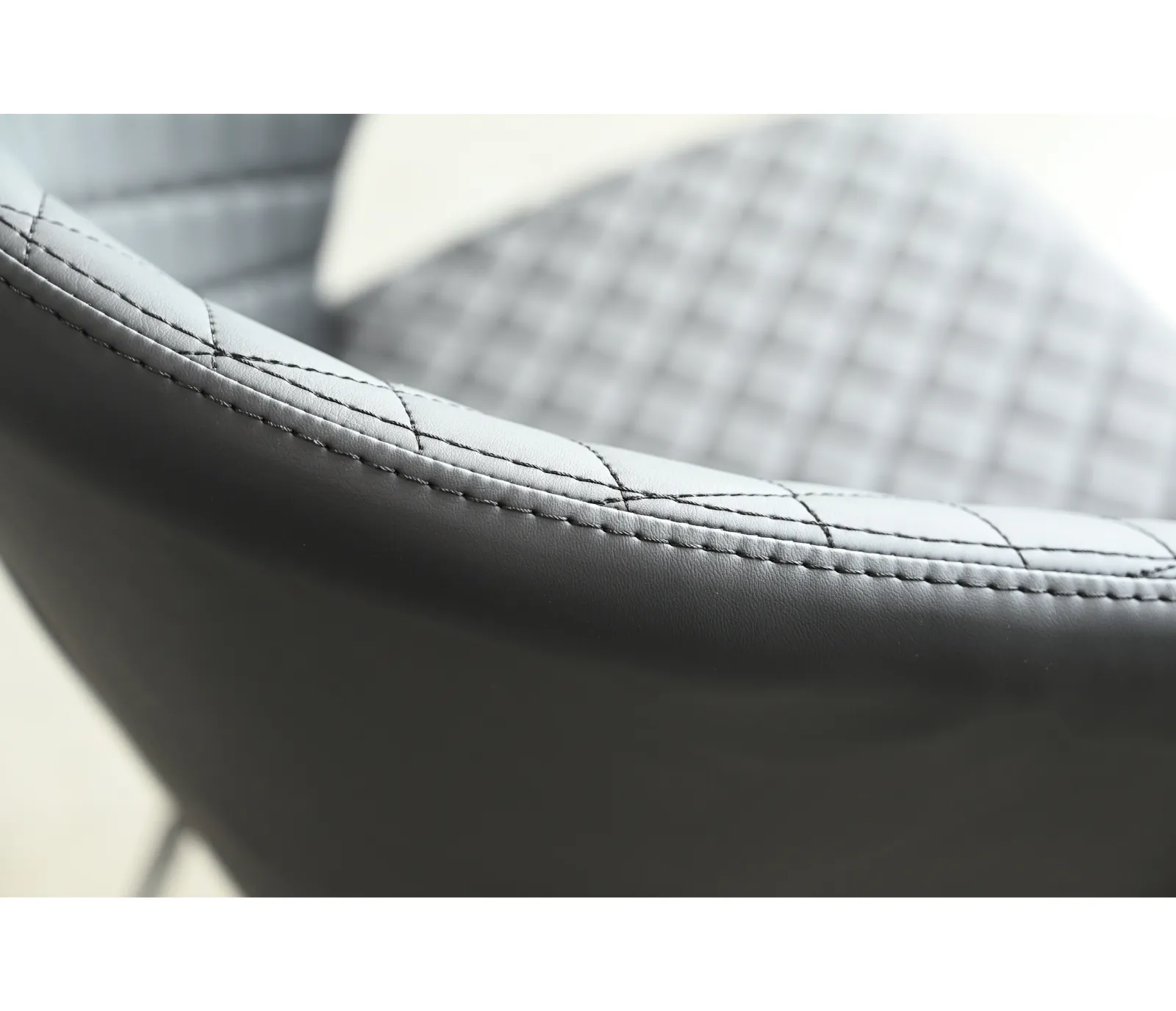 Hug Side Chair - Jet Black Leatherette