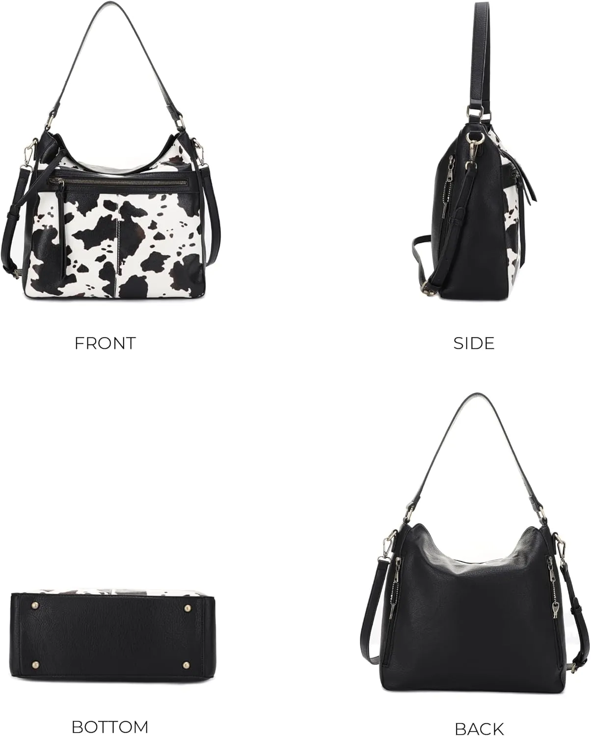 JESSIE & JAMES | Dakota Top Handle Concealed Carry Hobo Purse with Adustable Shoulder Strap
