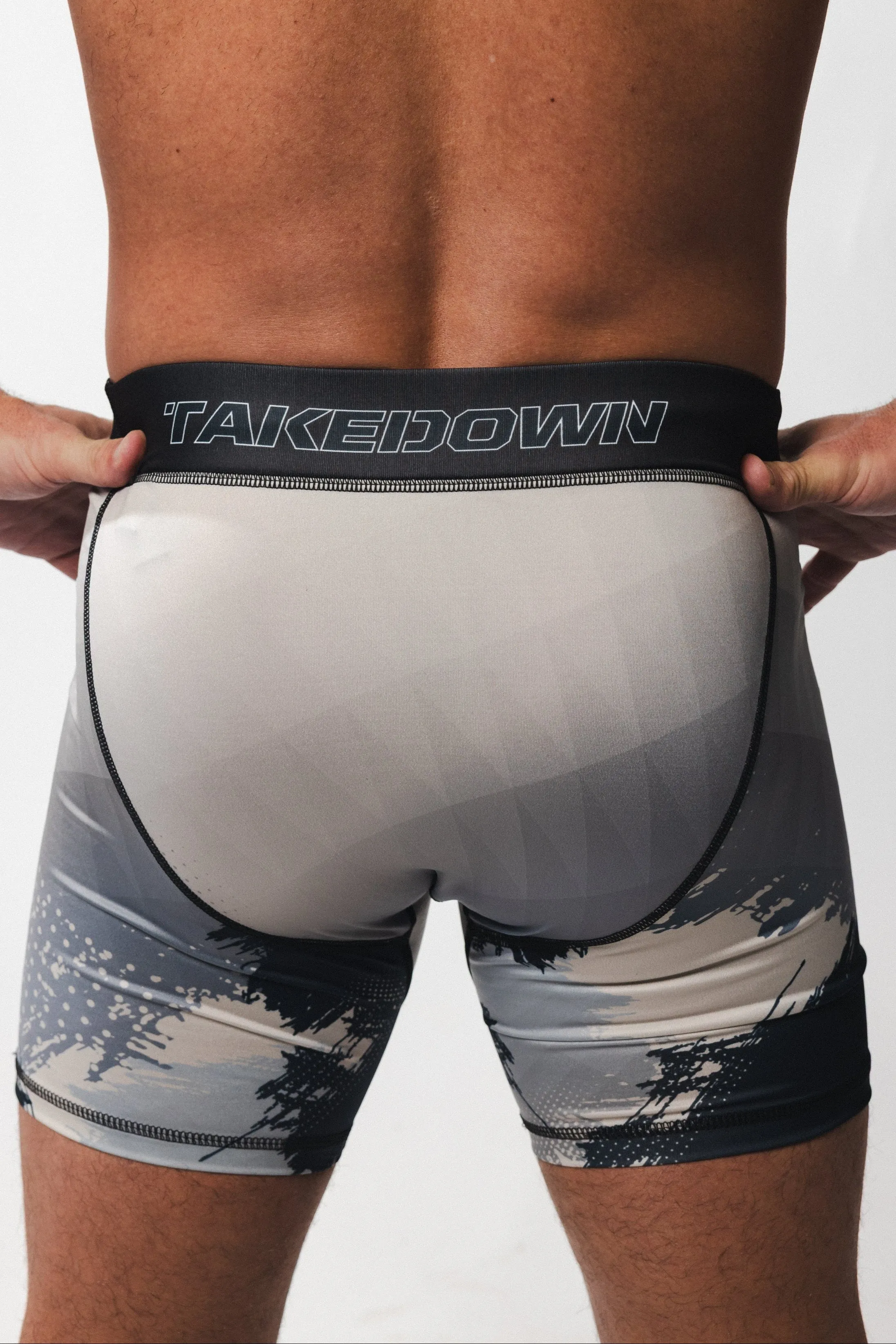 Kaos Camo Compression Shorts - Cinder