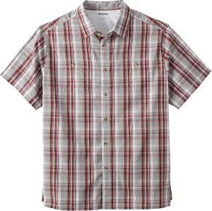 KingSize Men's Big & Tall Short-Sleeve Plaid Sport Shirt