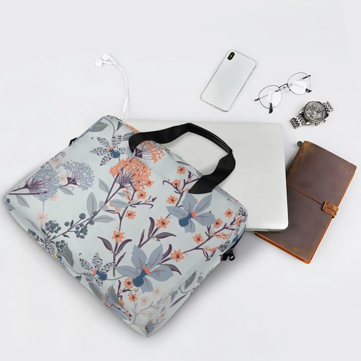 Laptop Computer Messenger Tote Bag Briefcase Crossbody Shoulder Strap Top Handle Men Women
