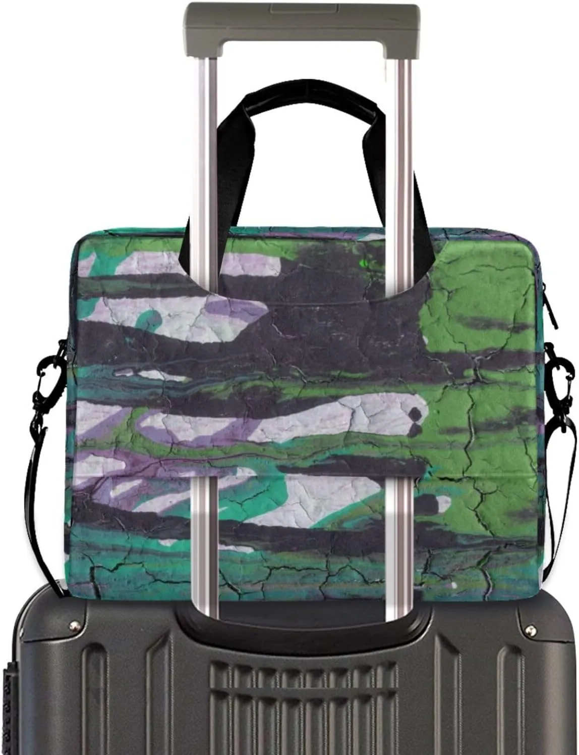 Laptop Computer Tote Bag Briefcase Crossbody with Shoulder Strap Top Handle Men Women