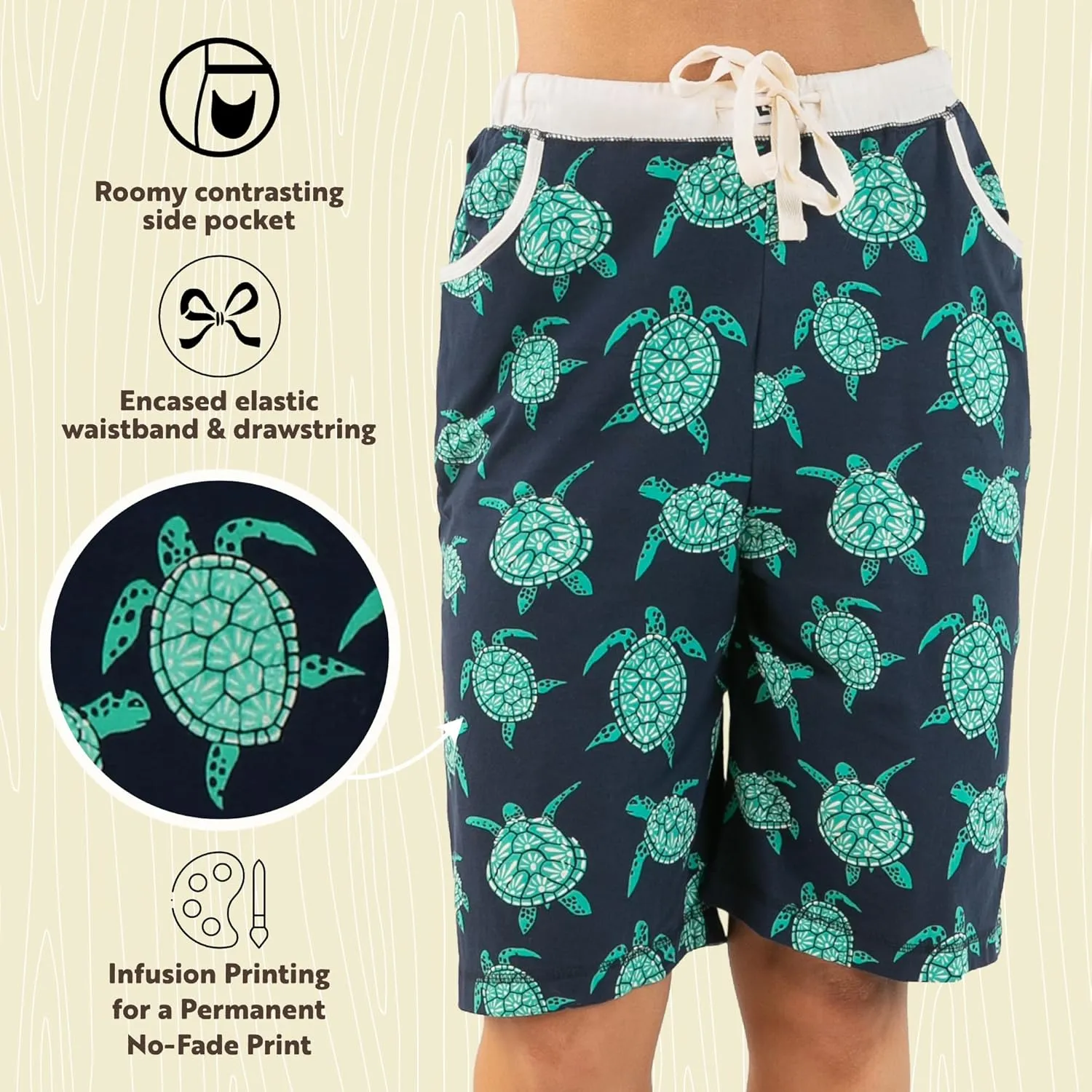 Lazy One Animal Pajamas for Women, Cute Pajama Shorts and Top Separates