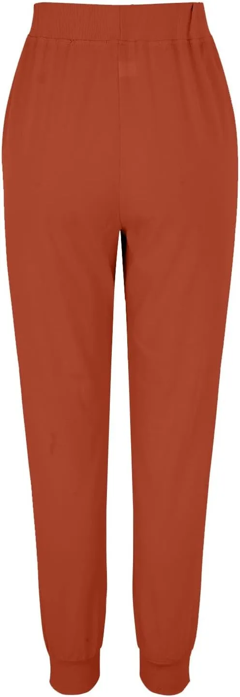 Linen Palazzo Pants for Women Casual High Waist Lightweight Summer Palazzo Trouser with Pockets Ladies Wide Leg Pants