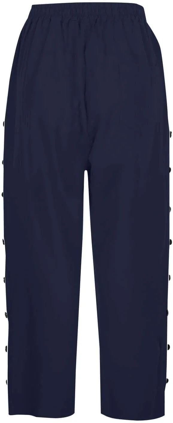 Linen Pants for Women 2025 Summer Lightweight Long Capris Vacation Beach Trousers Side-Buttoned Closure Joggers