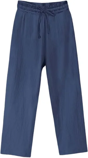 Linen Pants Women Tall Elastic High Waisted Pants for Women Cotton Womens Sweatpants with Pockets Straight Wide Leg