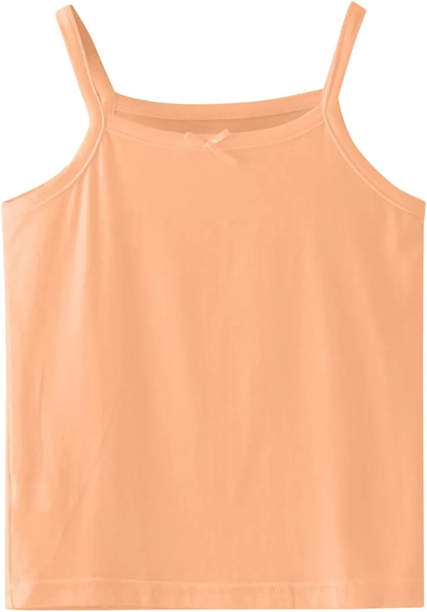 Little Girls Soft Camisole Undershirts Kids Comfort Breathable Tank Tops Girls' Undershirts Tanks Camisoles