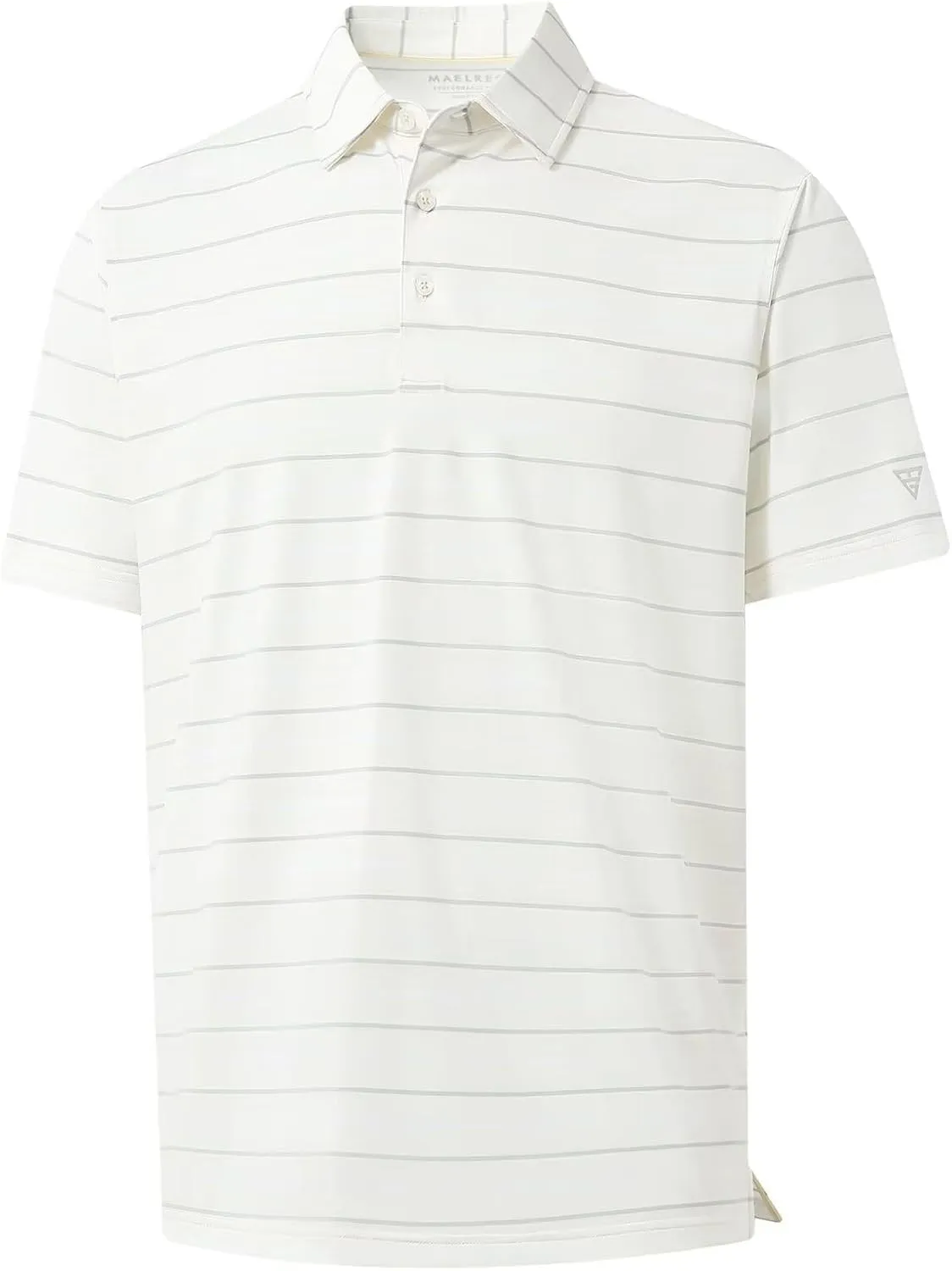 M MAELREG Boys Polo Shirt Short Sleeve Performance Moisture Wicking Dry fit Casual Striped Golf Shirts for Boys