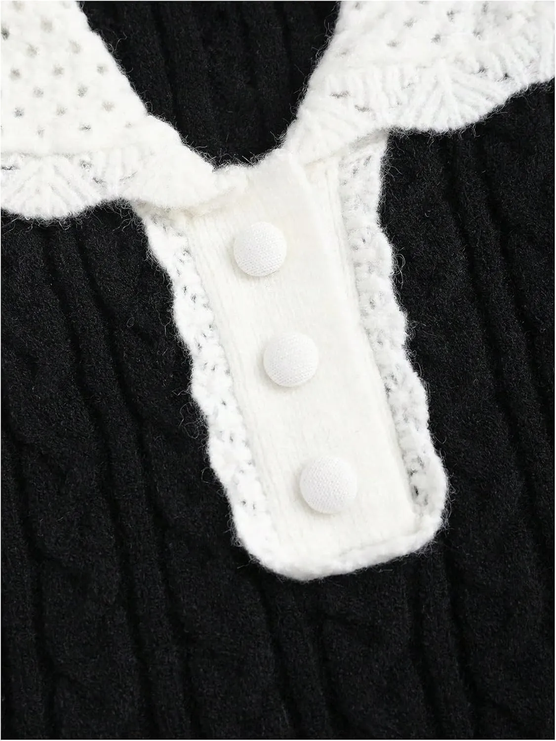 MakeMeChic Women's Knit Tank Top Collared Sleeveless Sweater Vest Knitwear Crop Tops